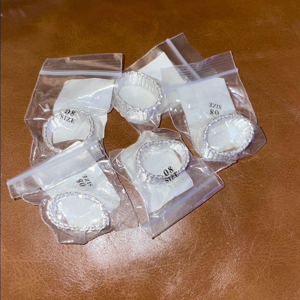 925 Mesh Ring Size 8 (1pc)